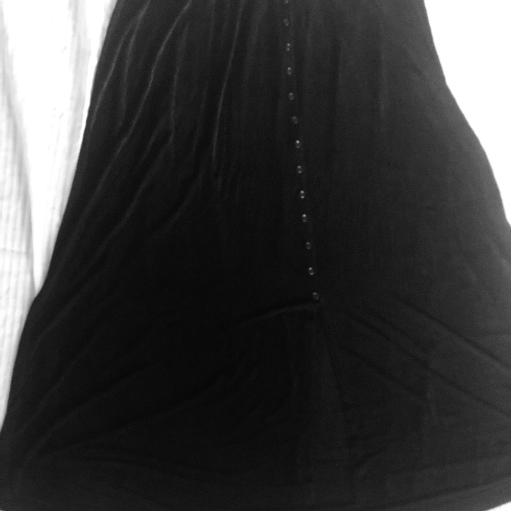 Black maxi skirt